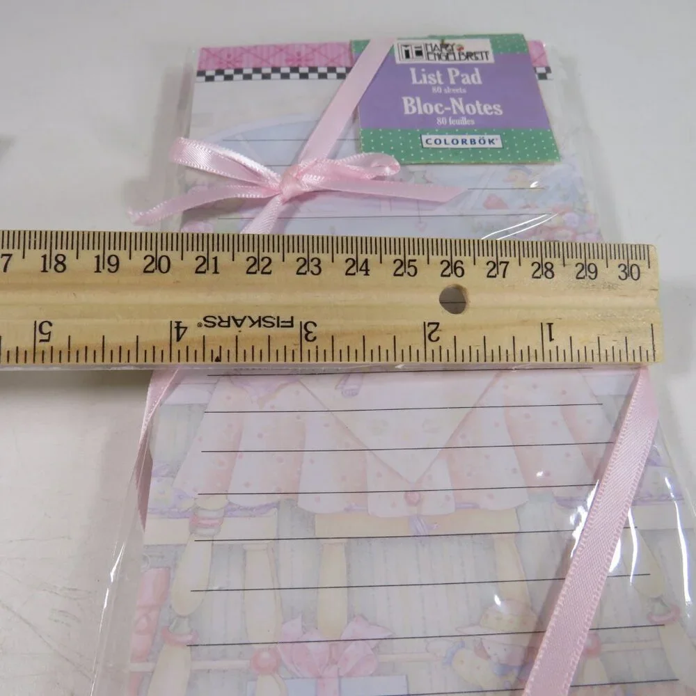 Mary Engelbreit Tea Party Note Pad with Magnet & Ergonomic Ink Pen Studio 18